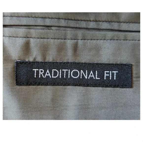 JOS A BANK NWT $299 Suit Jacket Size 42 R Executive Tailored Fit Grey Plaid - Picture 12 of 12